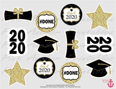 Printable Graduation Cupcake Toppers - Printable 2024 Word Searches