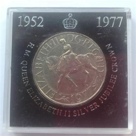 H M Queen Elizabeth Ii Silver Jubilee Crown Nat West