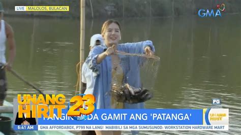 Pangingisda Gamit Ang Patanga Sinubukan Ni Jenzel Angeles Sa Bulacan