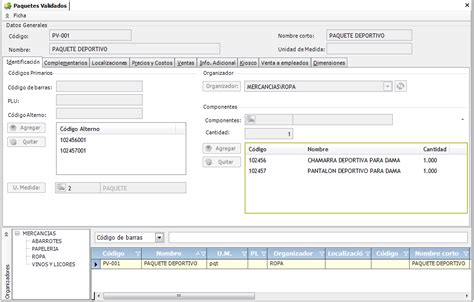 Paquetes Validados Documentaci N Novacaja