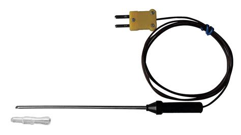 Grainger Approved Mini K Thermocouple Immersion Temperature Probe