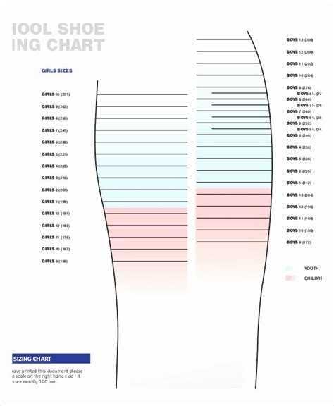 30 Printable Shoe Size Chart Width | Example Document Template