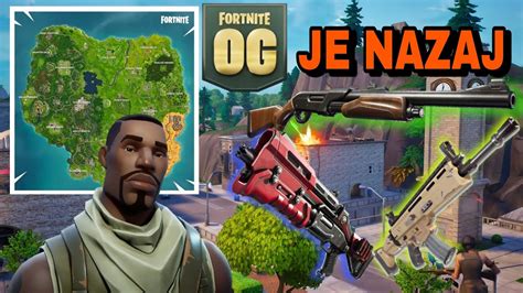 Og Mapa Je Nazaj Fortnite Battle Royale Slo Youtube