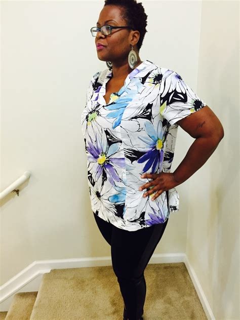 Simplicity Misses Plus Size Tunic 1461 Pattern Review By MadebyLaquana