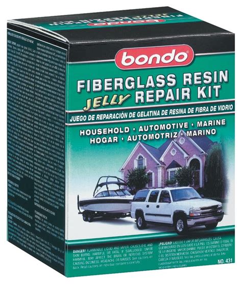 Bondo 431 Fiberglass Resin Repair Kit 1 Pt Can