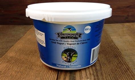 Fairwinds Farm Goat Yoghurt Plain 500g Homegrown Foods Ltd