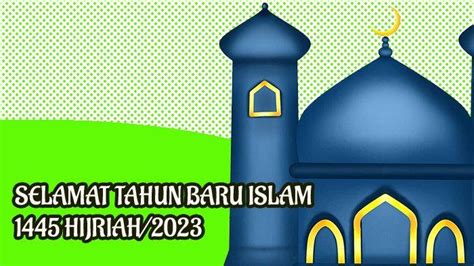 9 Poster Gambar Tahun Baru Islam 1445 Hijriah 2023 Cocok Untuk