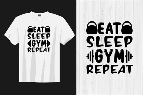 Eat Sleep Gym Repeat Svg Gym Quotes Graphic By Graphicbd · Creative Fabrica