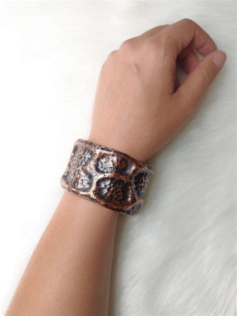 Copper Pipe Cuff Handmade Bracelet Galeforce Design Jewelry