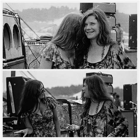 Janis And Peggy Caserta At Woodstock 1969 Janis Joplin And Peggy Woodstock