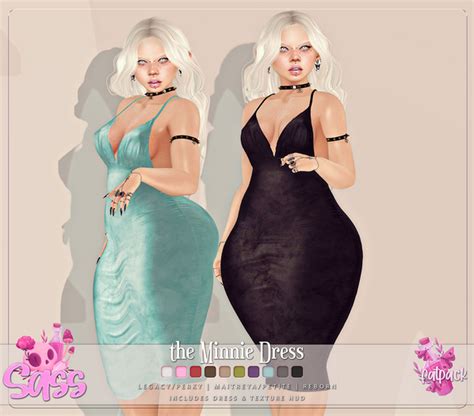 Second Life Marketplace Sass [minnie Dress] Fatpack ♥ Legacy Perky ♥