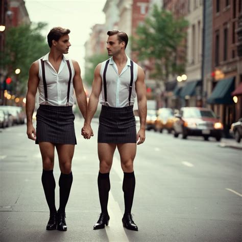 Gay Men In Mini Skirts Stable Diffusion Online
