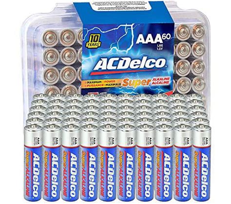 Acdelco Count Aaa Batteries Maximum Power Super Alkaline Battery