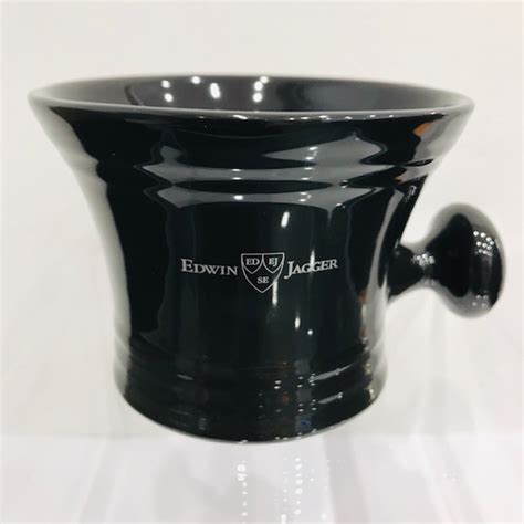 Edwin Jagger Porcelain Shaving Mug Black Shaver City