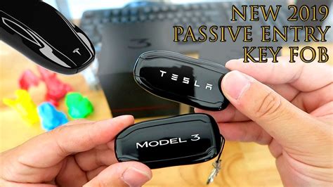 New 2019 Tesla Model 3 Key Fob Passive Entry And Summon Youtube