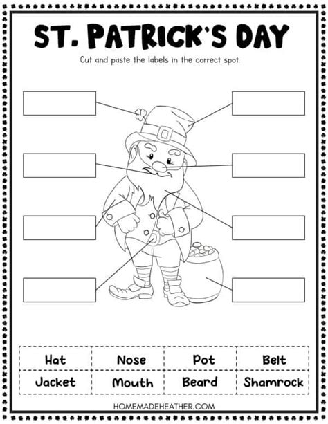 St Patricks Day Activity Printables Homemade Heather Worksheets Library