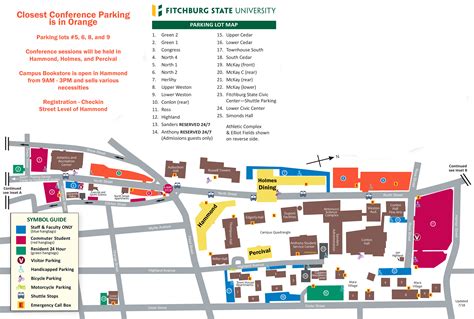 Fitchburg State Campus Map Map Vector