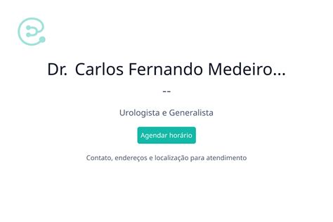 Dr Carlos Fernando Medeiros Salgado Urologista Em Recife PE