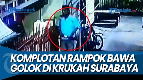 PERAMPOK BAWA GOLOK GAGAL BERAKSI Dipergoki Tetangga Saat Satroni