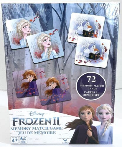 Disney Frozen Memory Match Game Ii Elsa Anna Olaf New Sealed Fs Ebay