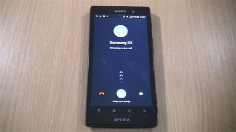 Whatsapp Sony Xperia Lt H Incoming Call Youtube