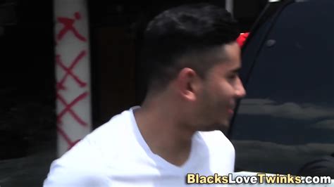 Gay Latino Sucking Big Black Cock