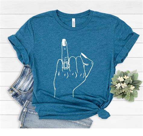 Wedding Ring Finger T Shirts Bride Squad Shirt Bride Team Etsy