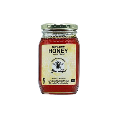 Raw Honey 500g Bee Utiful Health