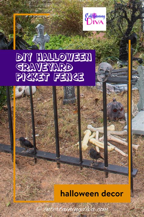 How To Make A Diy Halloween Cemetery Picket Fence