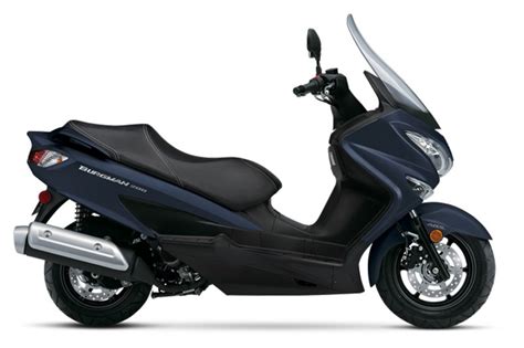 New Suzuki Burgman Scooters Metallic Matte Stellar Blue In