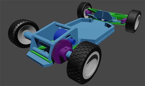 Free Stl File Fully 3d Printable 1 18 Rc Car Chassis That Doesn T Need Bearings 🚗・3d Printer