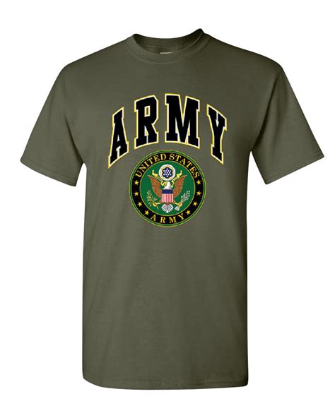 United States Army T-Shirt Army Crest Patriotic Tee Shirt | eBay