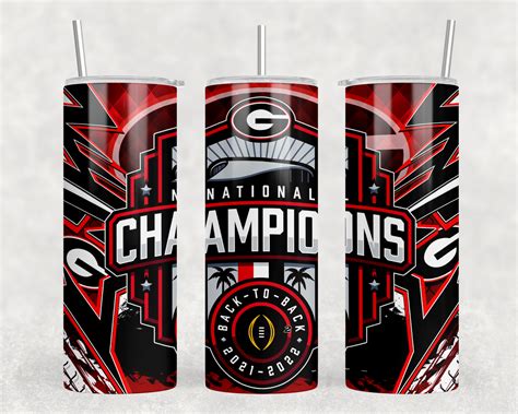 Digital Georgia Bulldogs 20 Oz Tumbler Wrap — Taw Sublimation Store