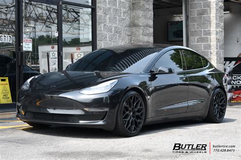 Tesla Model 3 With 20in Vossen HF 2 Wheels Exclusively From Butler