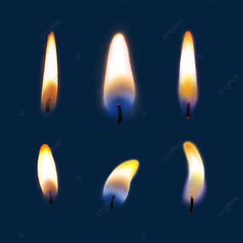 Candle Flame Burning Clipart