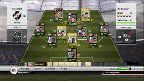 Fifa Ultimate Team Hybrid Squad Builder Ft Sif Jovetic Sif Menez