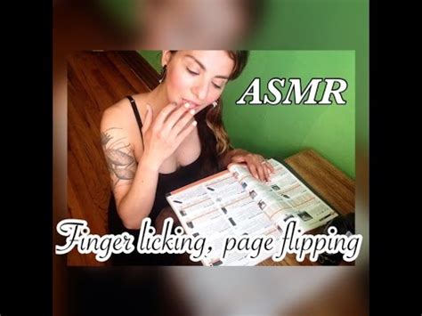 ASMR Finger Licking Page Flipping I M Back