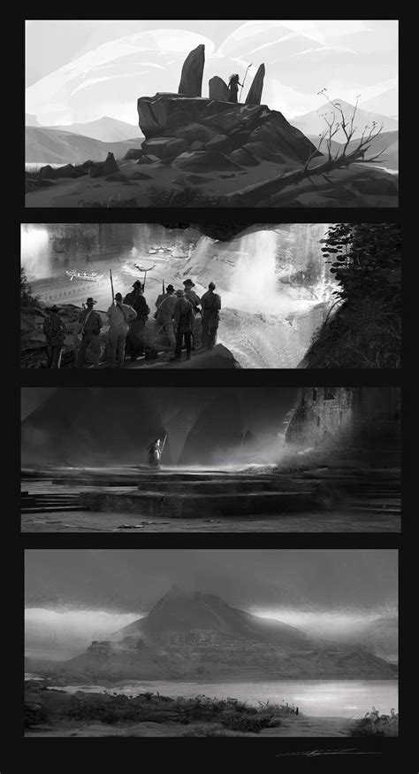 ArtStation Quick Sketches Erikas Perl Pixar Concept Art Landscape