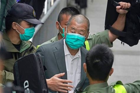 Pro Democracy Media Tycoon Jimmy Lai Sentenced To Nearly Six Years Over