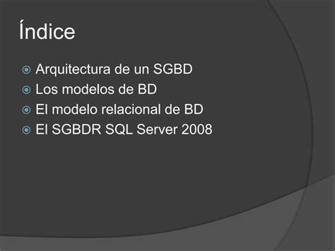 Sistema De Base De Datos Parte Ii Rodrigo Bolivar Ppt