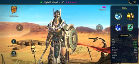 Raid Shadow Legends High Khatun Build Artifacts Masteries Guide