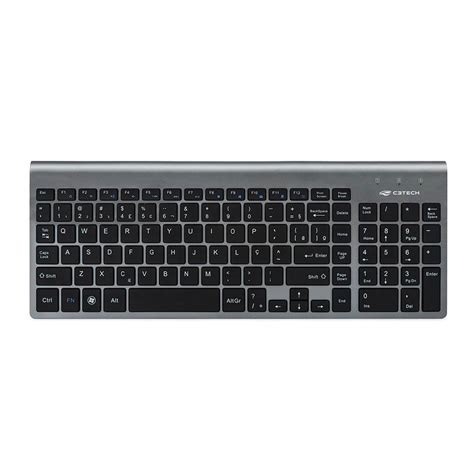 KIT TECLADO E MOUSE C3TECH SEM FIO K W510SBK PRETO