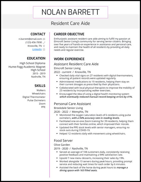 7 Resident Assistant Ra Resume Examples Made For 2025