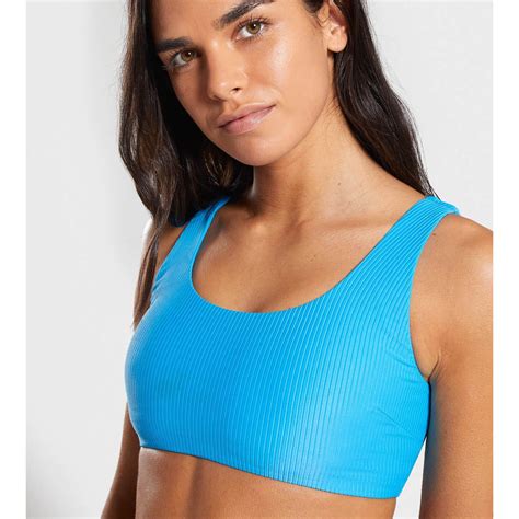 Gym Shark Essence Bikini Top Blue