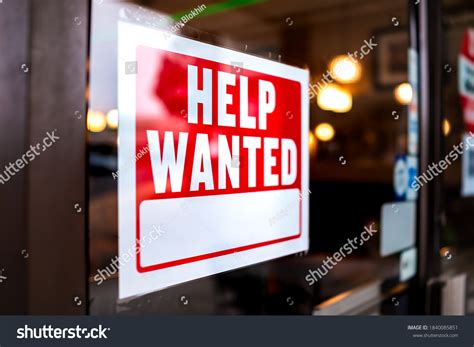 Help Wanted Sign Photos and Images | Shutterstock