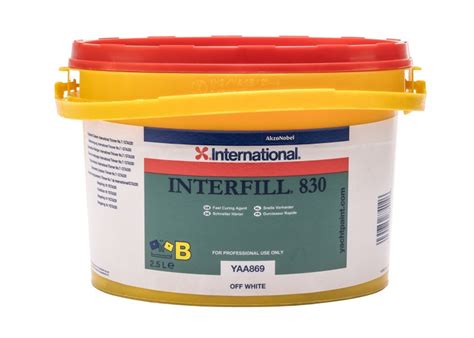 Interfill Two Component Epoxy Filler Fast Curing Agent Only