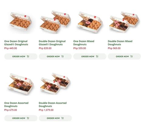 Krispy Kreme Menu With Updated Prices Philippines 2024