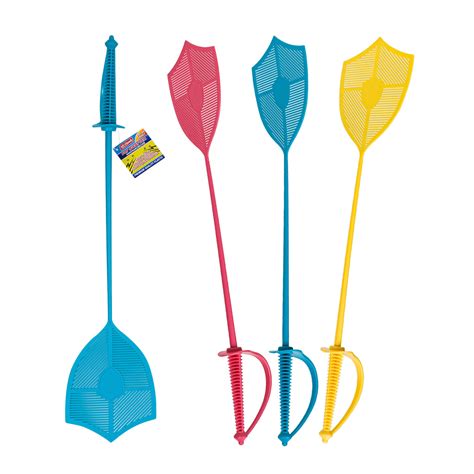 Wholesale Flyswatter 1pc Plastic 3asst Yellow Pink Blue Sku 74340