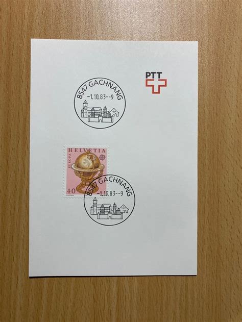 8547 Gachnang K Stempel auf PTT Bögli 1983 Kaufen auf Ricardo