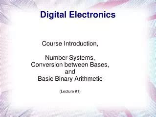 Ppt Fundamentals Of Digital Electronics Powerpoint Presentation Free